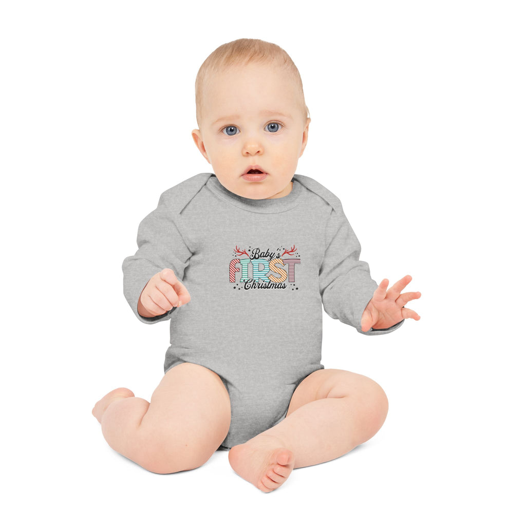 "Baby's First Christmas" LS Onesie
