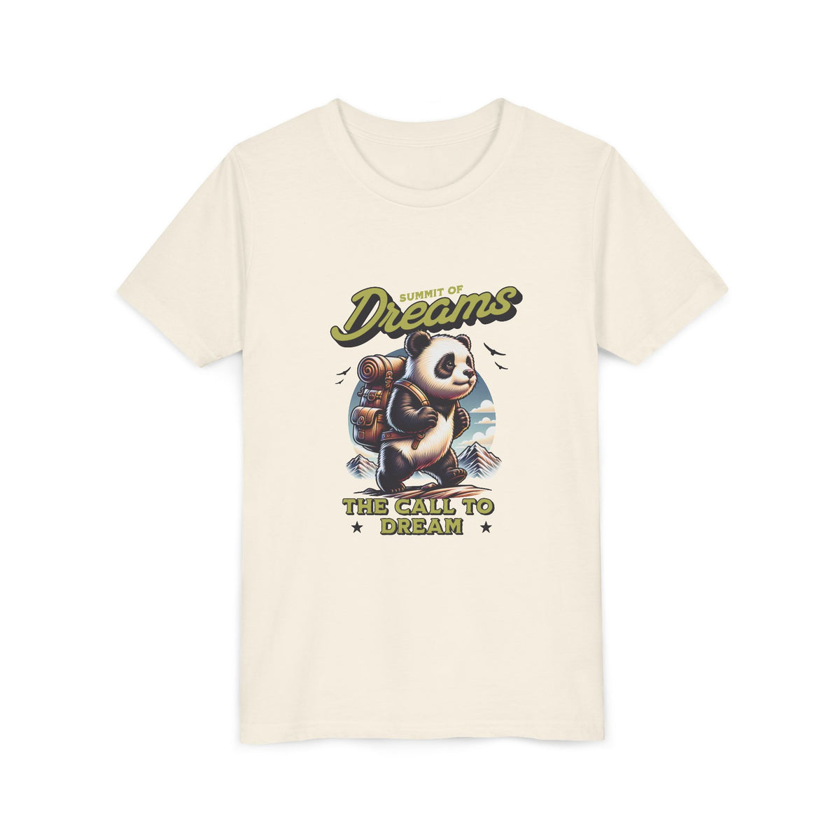'Follow Your Dreams' Panda Youth T-Shirt