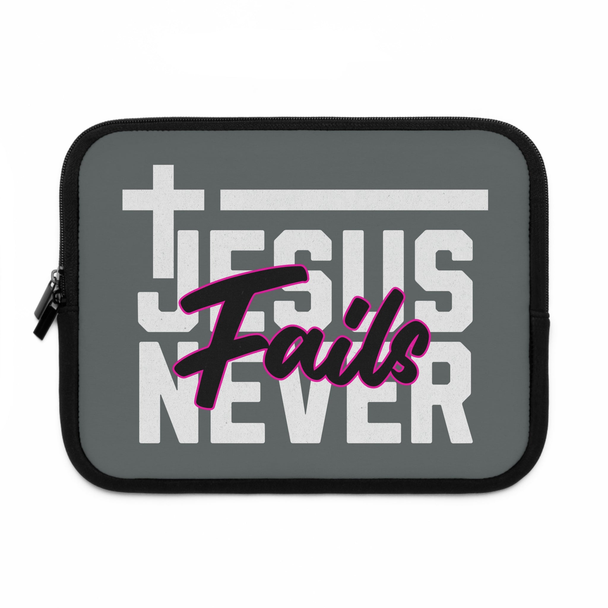 Jesus Never Fails Laptop Cover