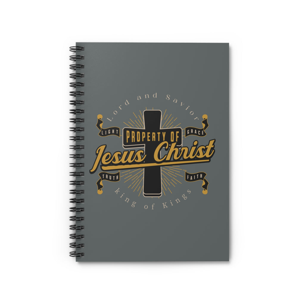 'Property of Jesus Christ' Spiral Notebook