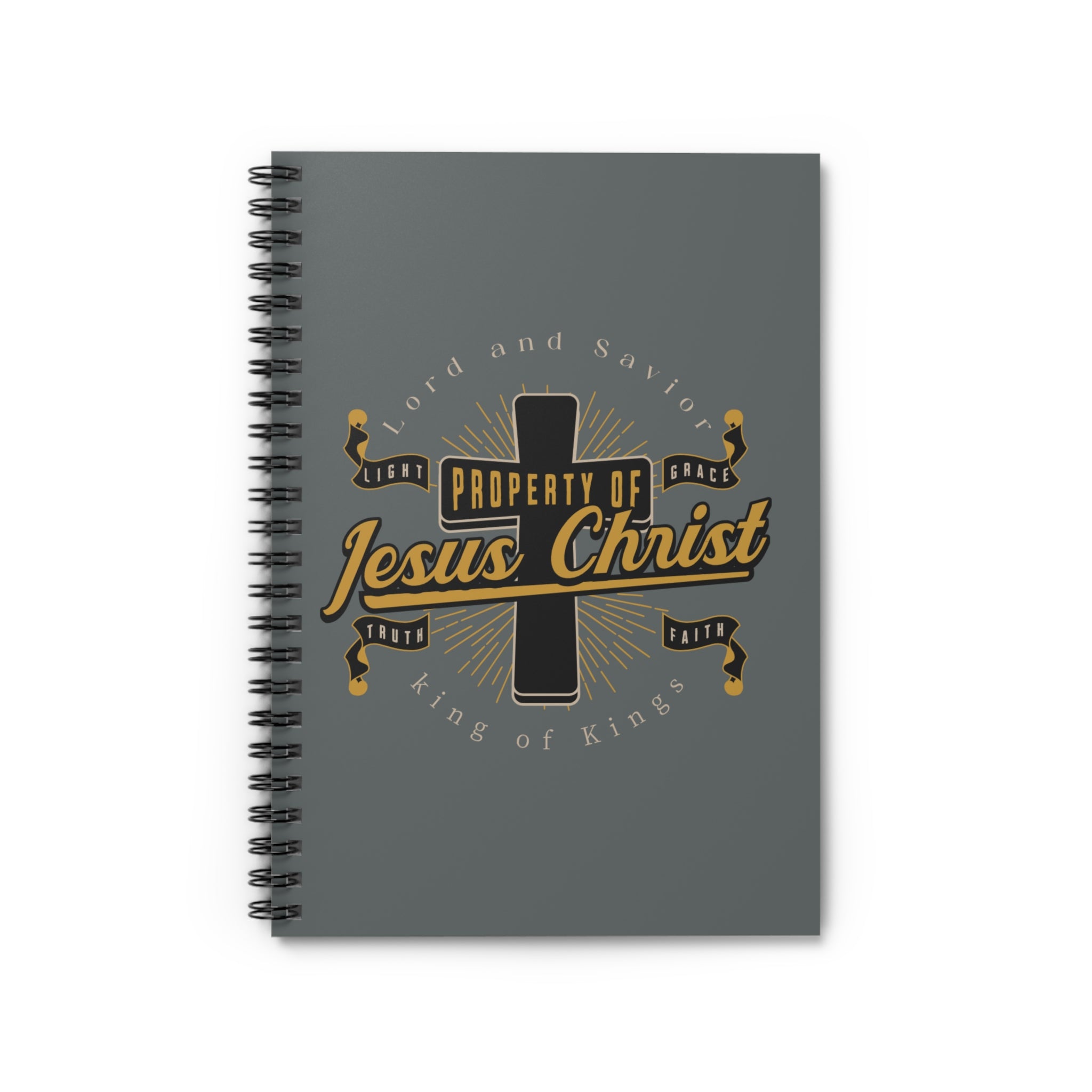 'Property of Jesus Christ' Spiral Notebook