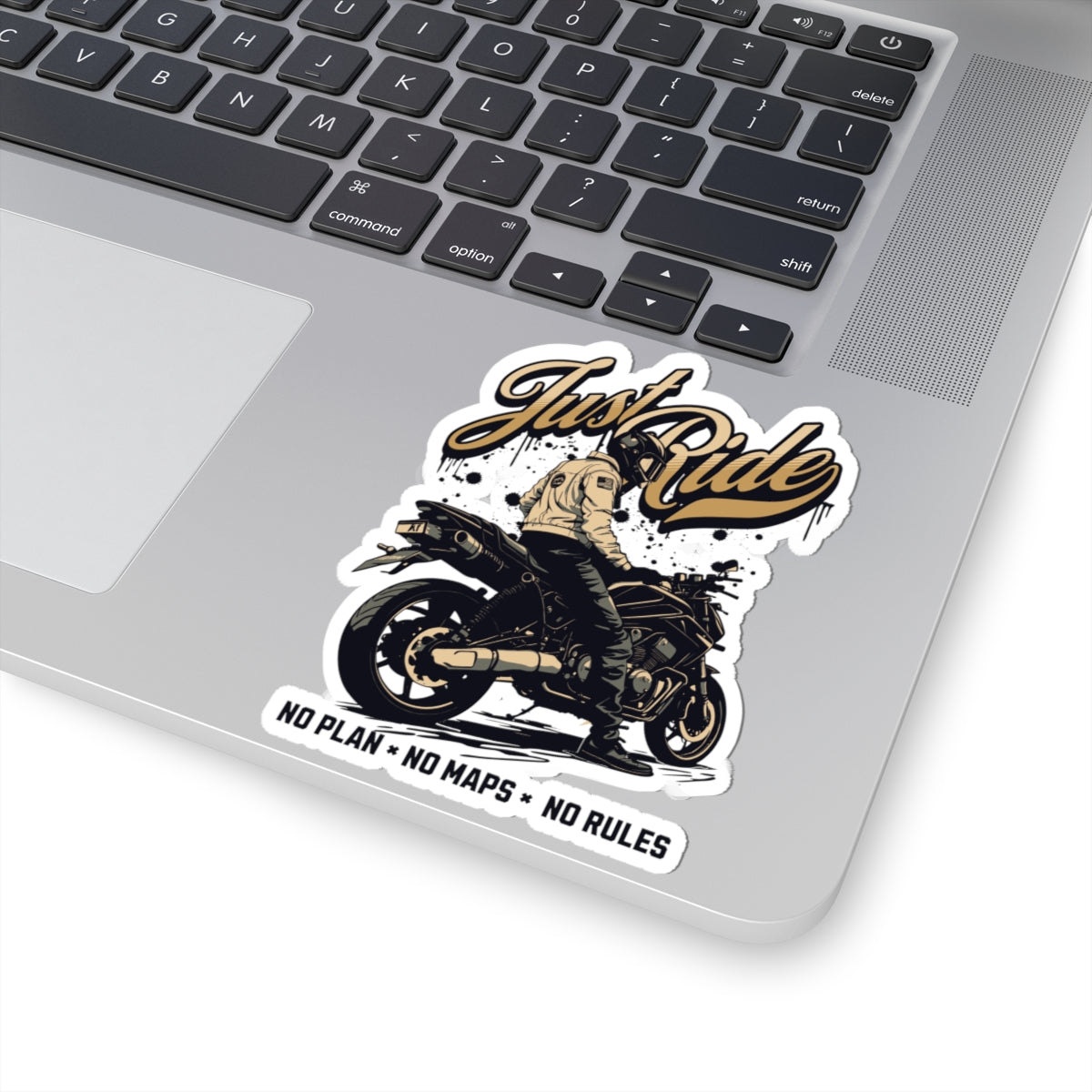 Just Ride Motorcycle Sticker
