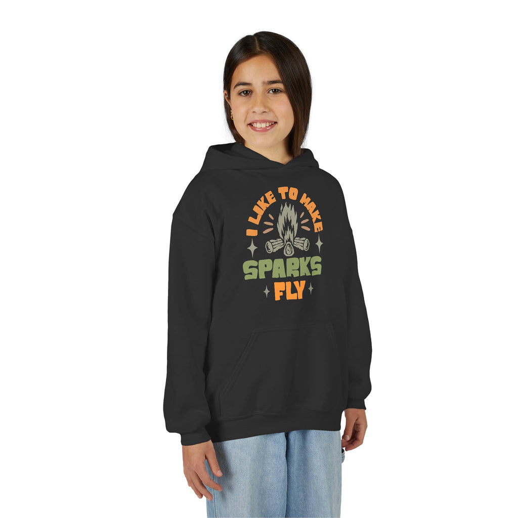 "...Make Sparks Fly" Campfire Youth Hoodie