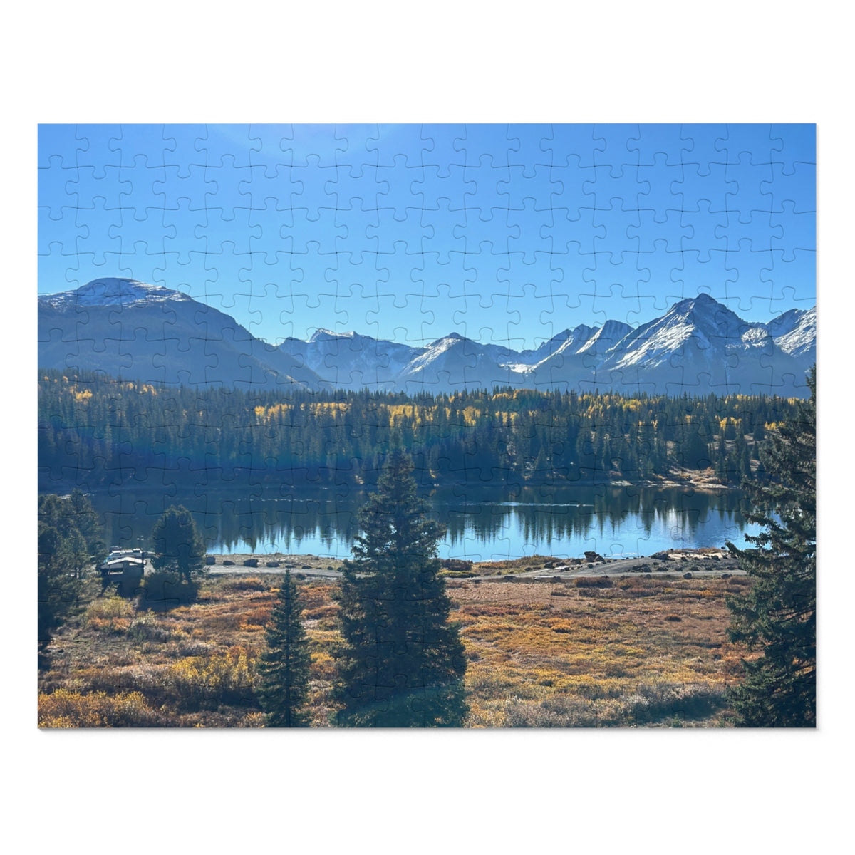Mountain Lake Jigsaw Puzzle (500-Piece Puzzle with Tin)