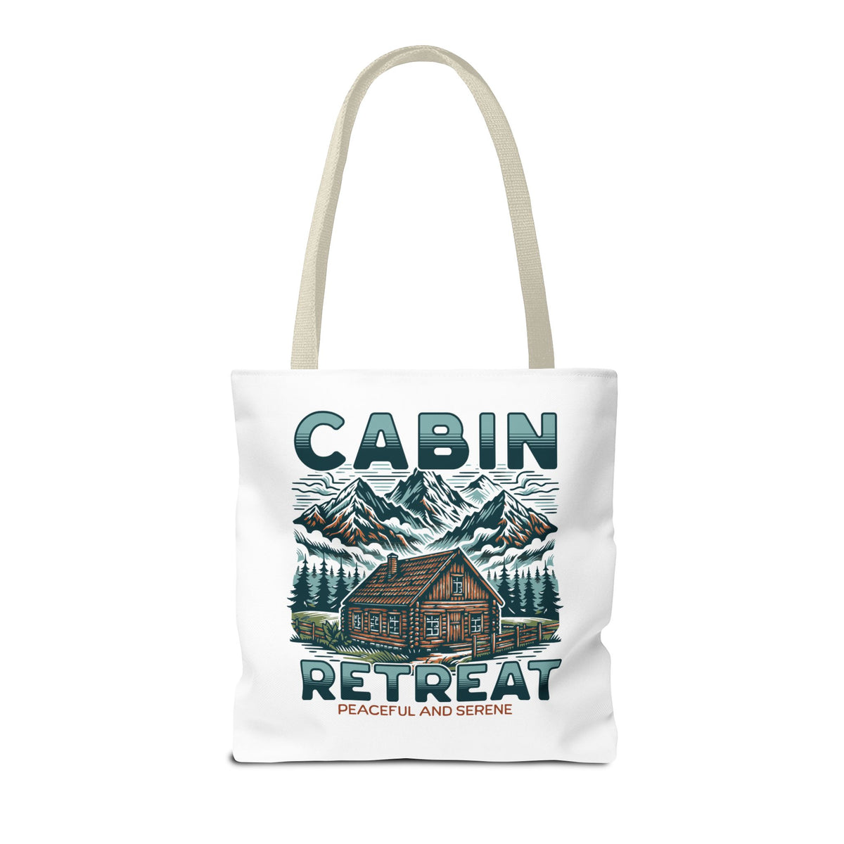 Cabin Retreat Tote Bag