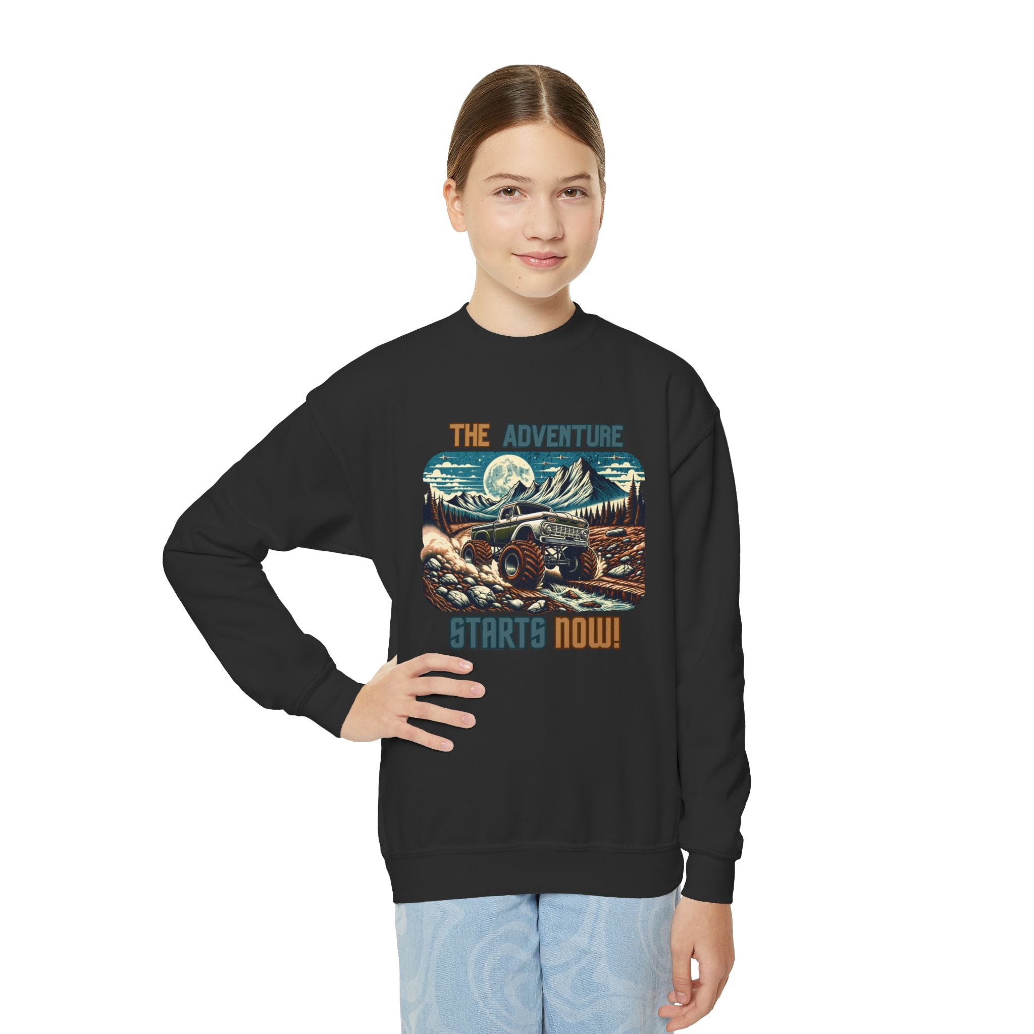 “The Adventure Starts Now” Youth Hoodie