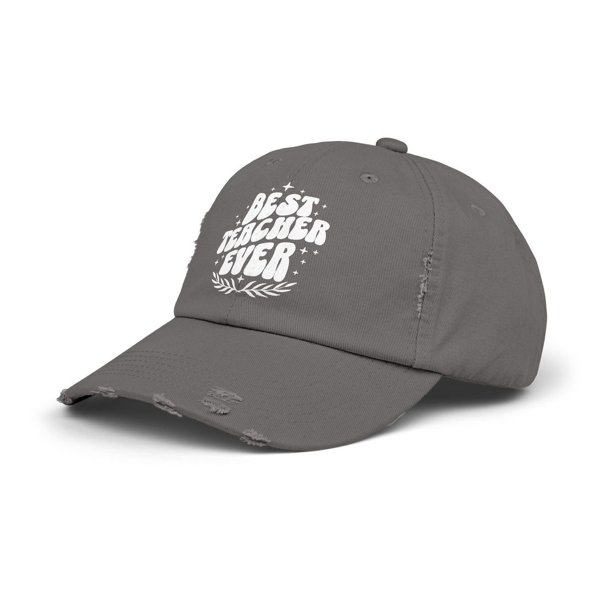 Best Teacher Ever Distressed Hat