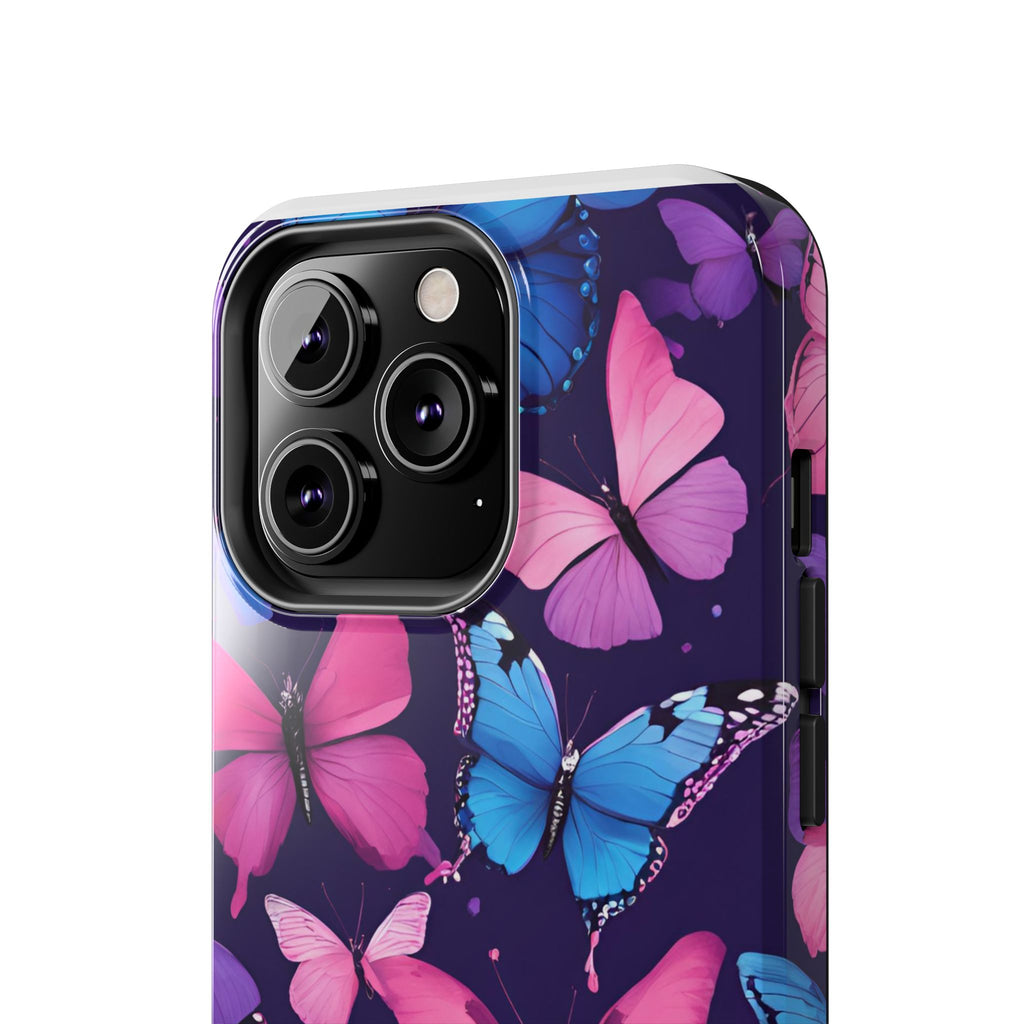 Butterfly Phone Case (Pink,Purple and Blue)