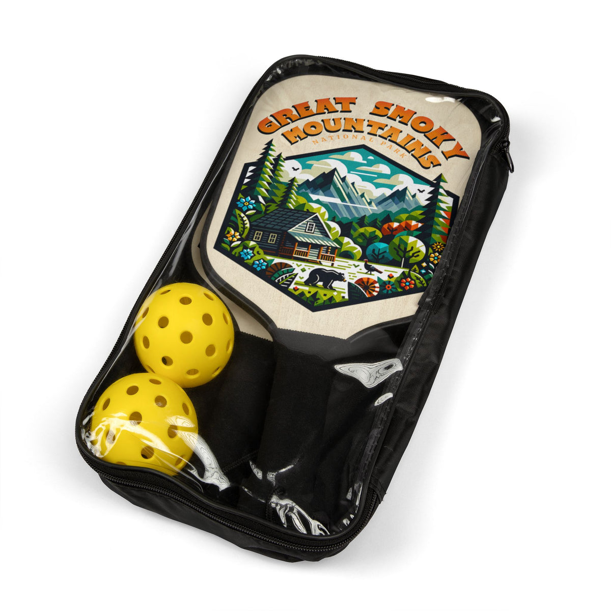 Great Smoky Mountains Pickleball Paddle Set