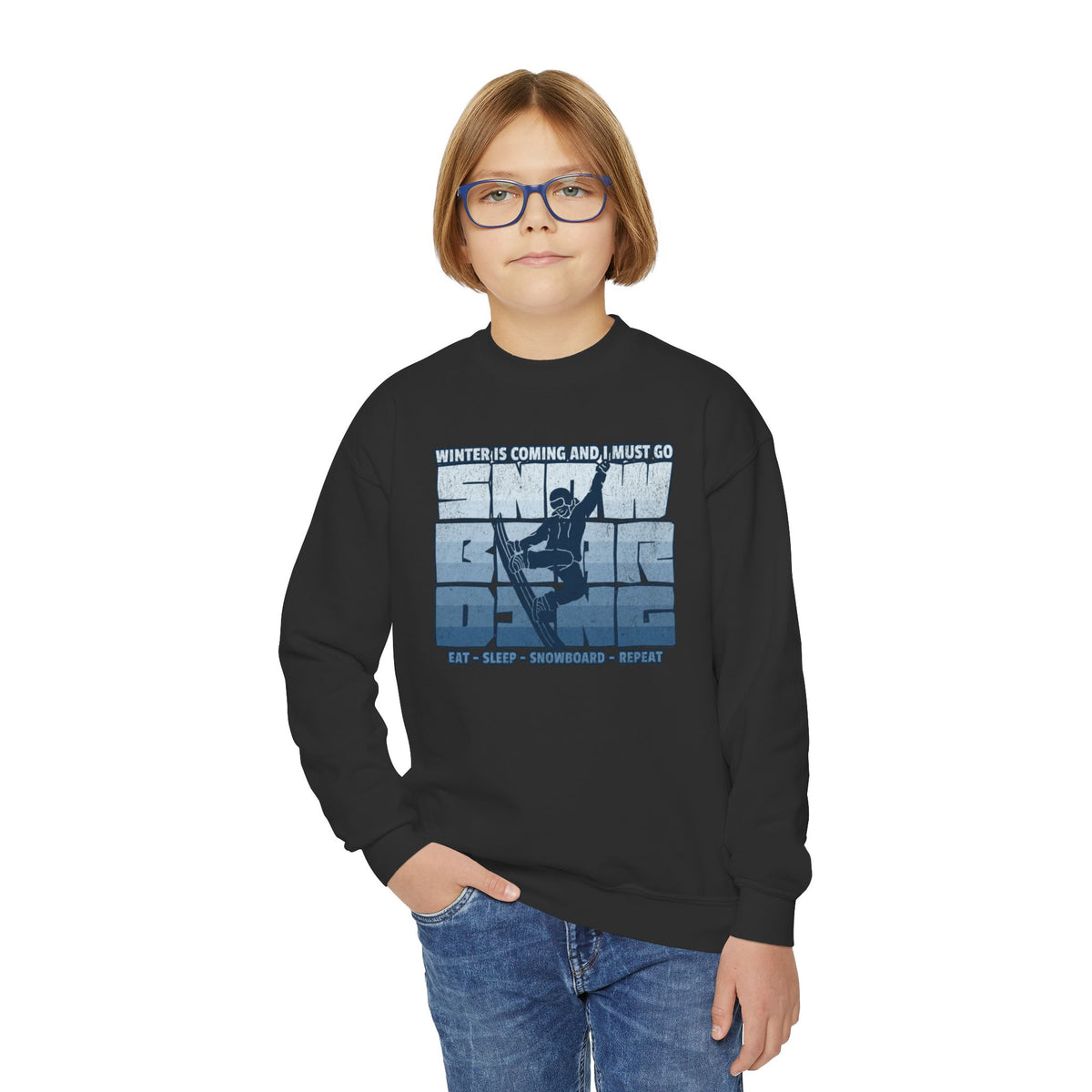 "Winter is Coming..." Youth Crewneck