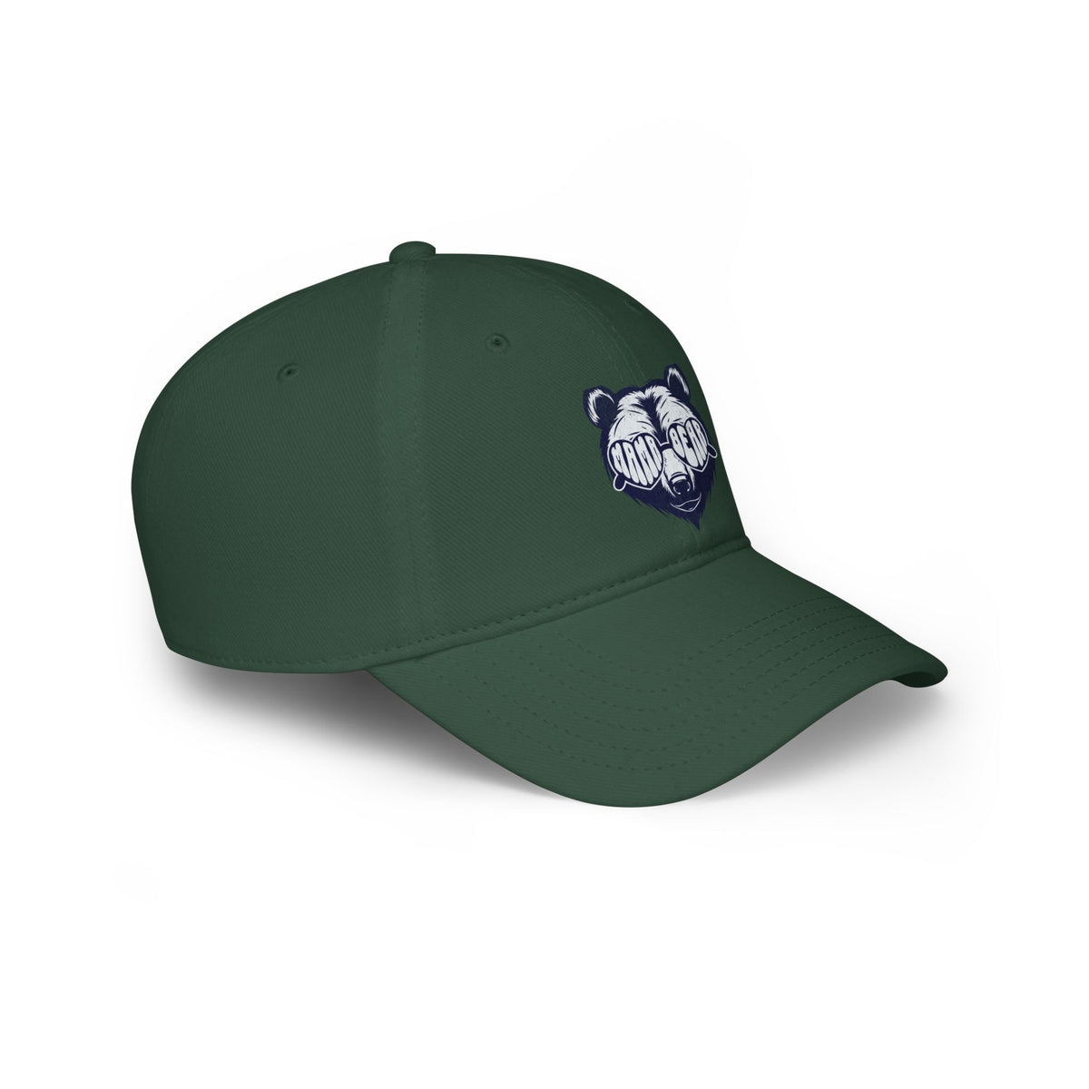 Bear Logo Low Profile Baseball Cap