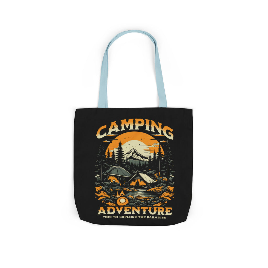 Camping Adventure Canvas Tote Bag