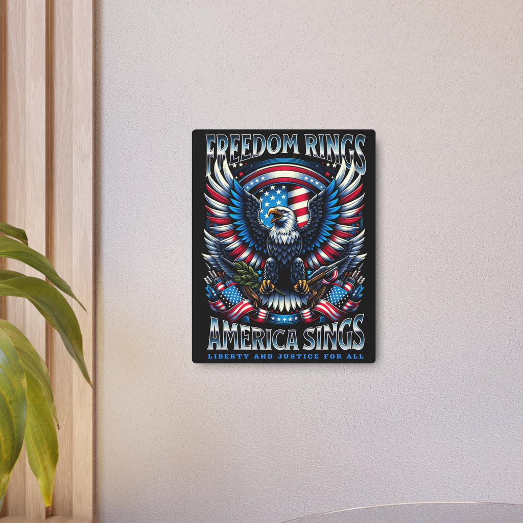 'Freedom Rings, America Sings' Eagle Wall Art