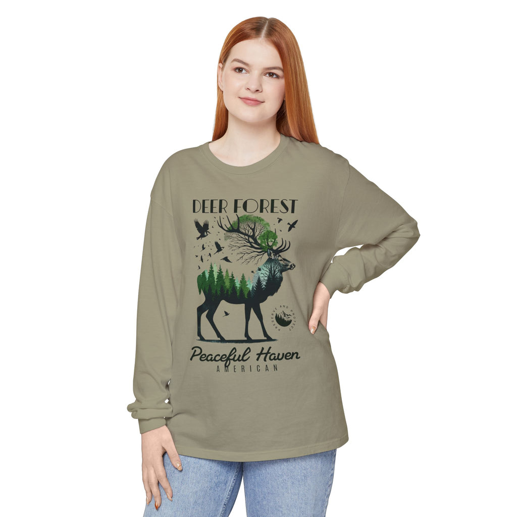 Deer Forest LS Tee