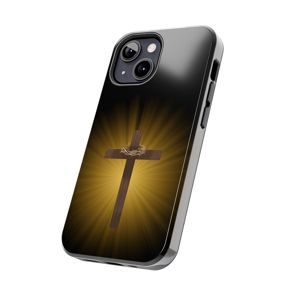 Cross and Crown of Thorns Phone Case