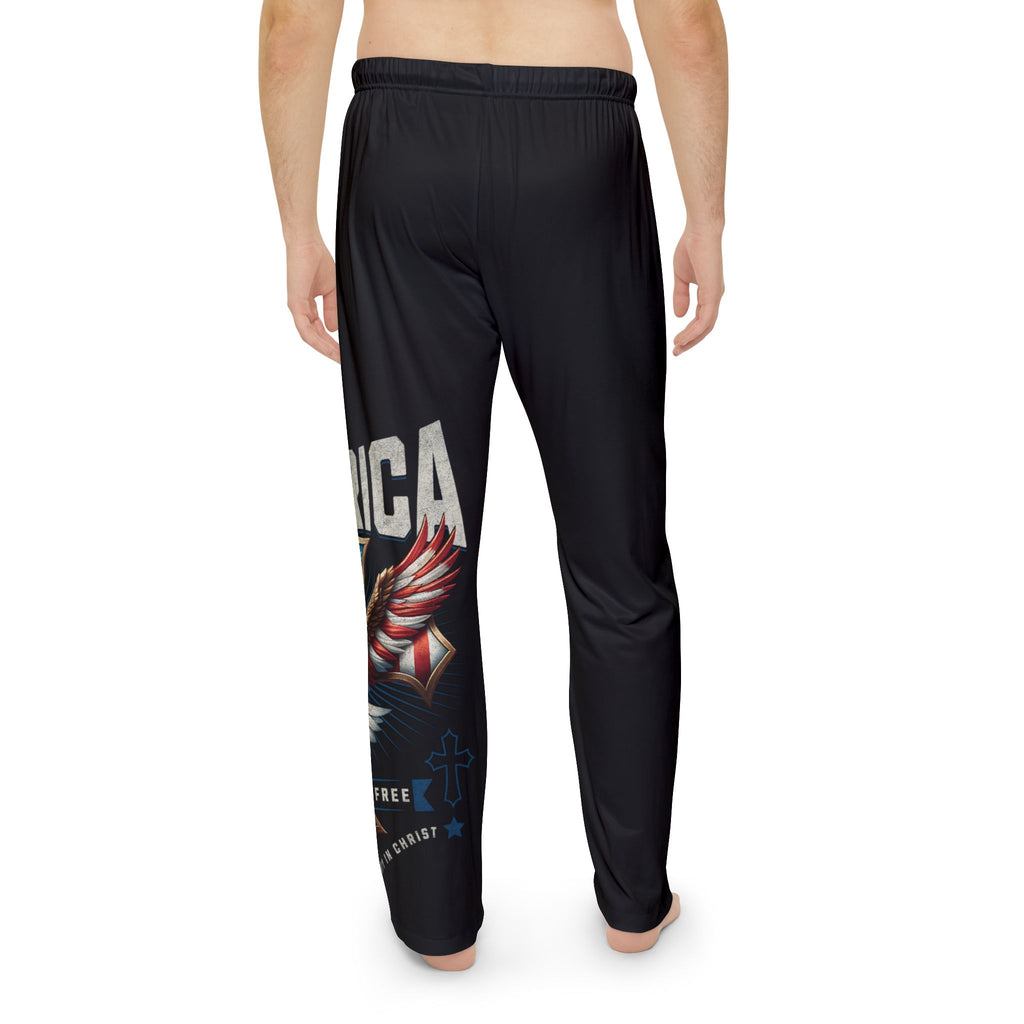 Patriotic Eagle Men's Pajama Pants