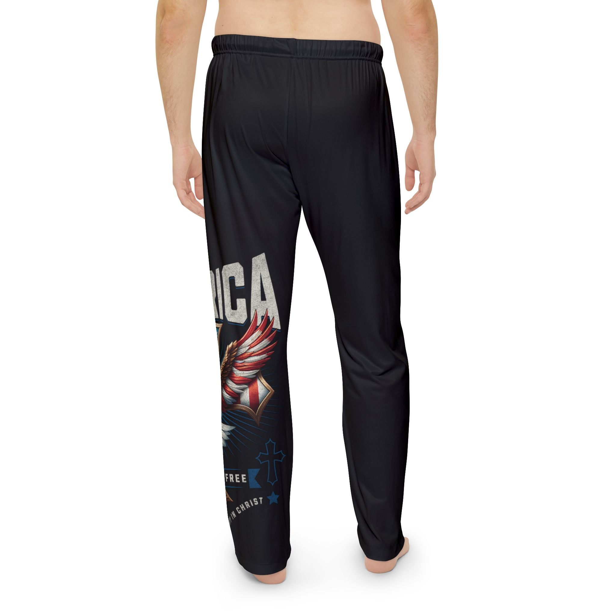 Patriotic Eagle Men's Pajama Pants