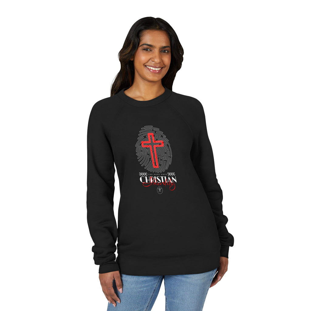 Cross Fingerprint Crewneck