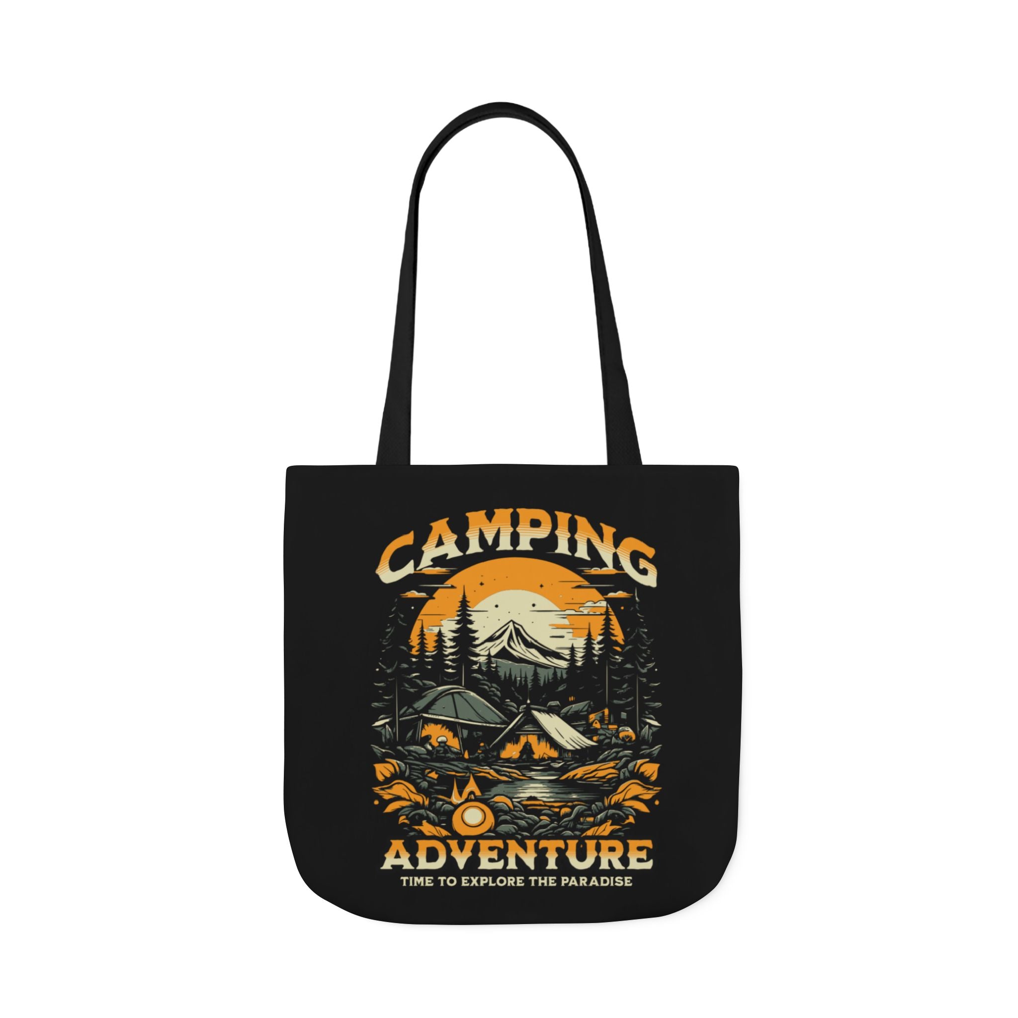Camping Adventure Canvas Tote Bag