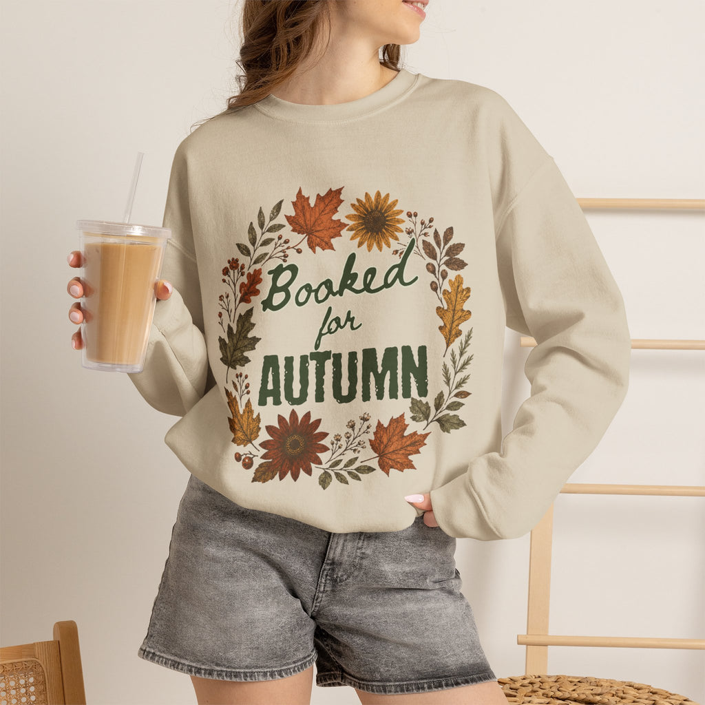 "Booked for Autumn" Crewneck