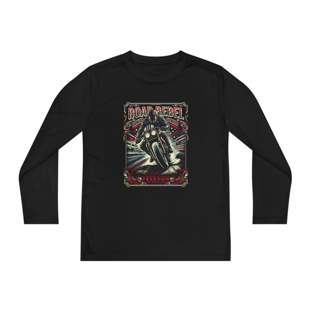 "Road Rebel" Motorcycle Youth LS T-Shirt