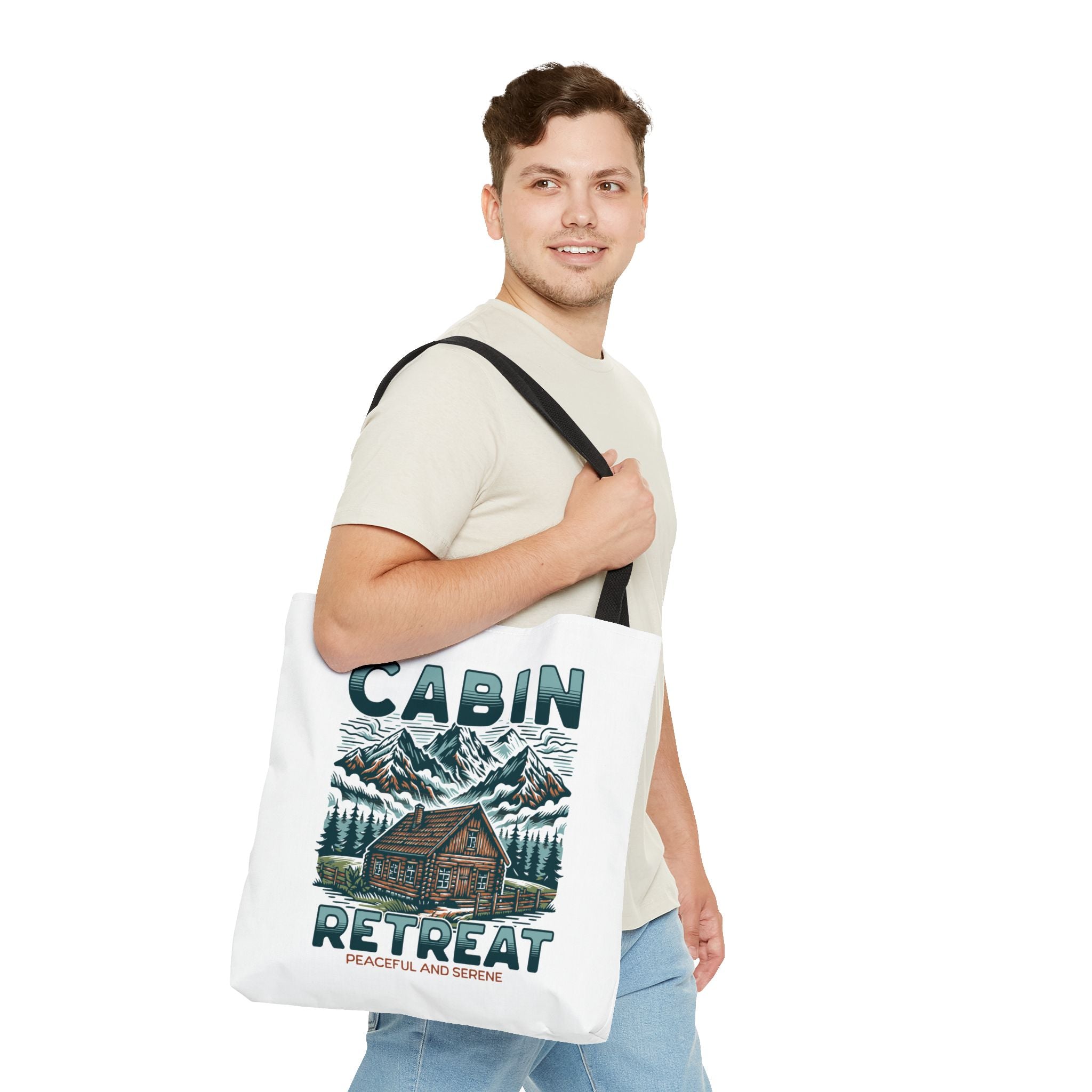 Cabin Retreat Tote Bag
