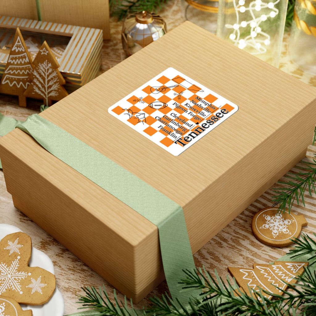 Tennessee Checkerboard Sticker