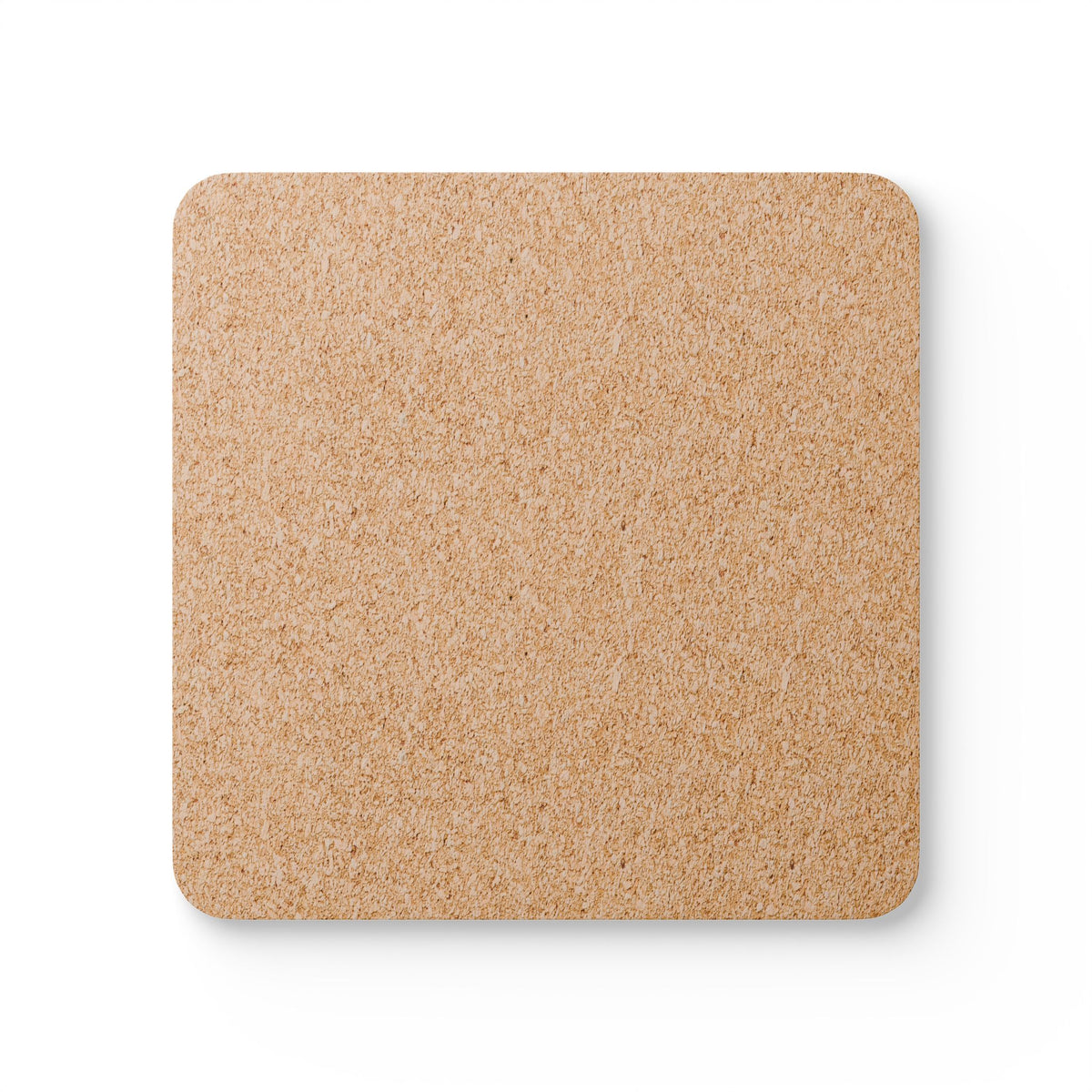 Wood-Burned Leaves Corkwood Coaster Set
