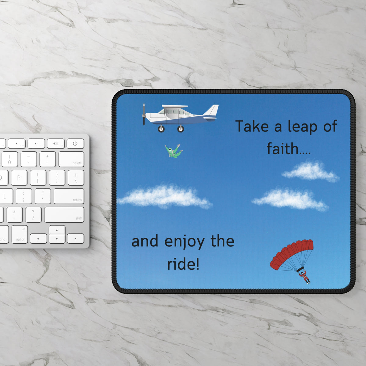 Leap of Faith Mouse Pad