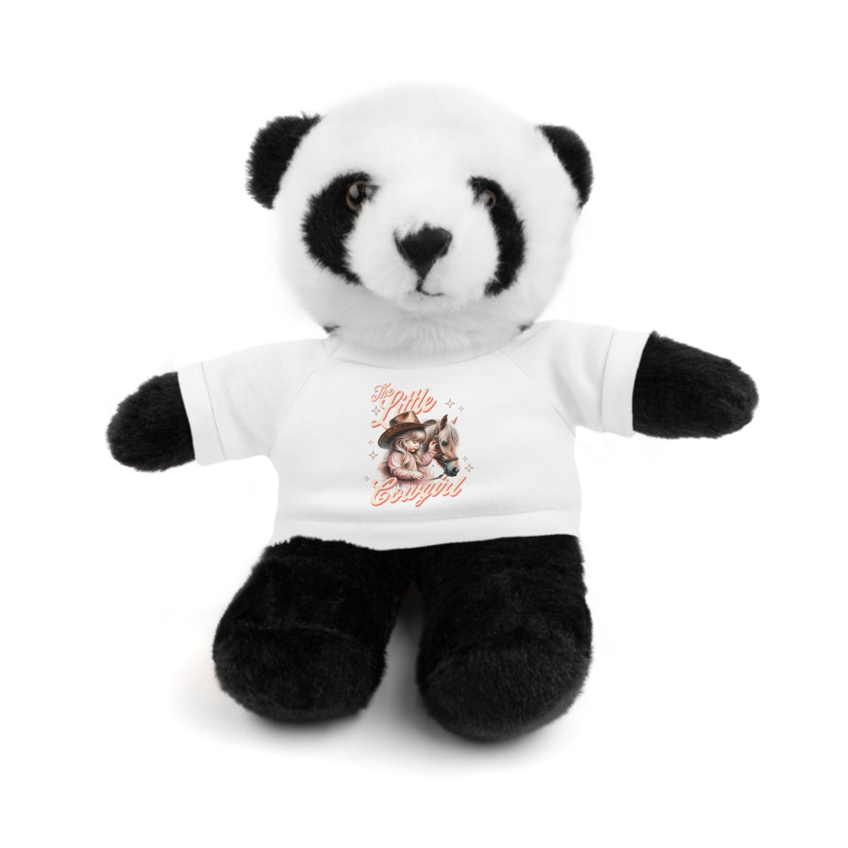 Plush Animal with 'The Little Cowgirl' Tee