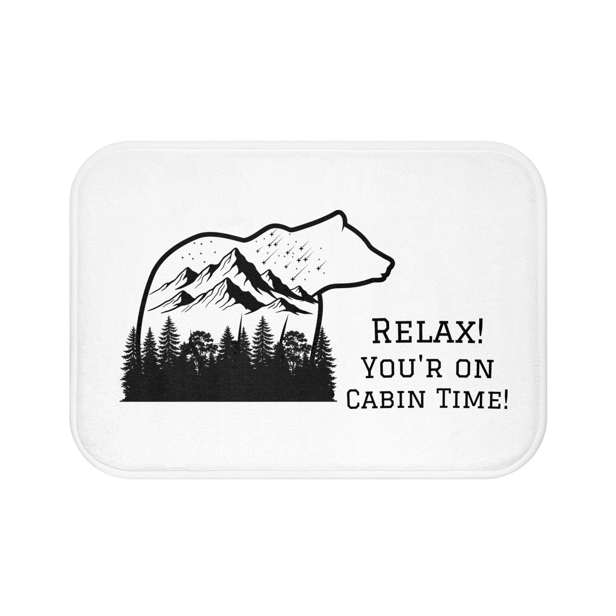 Cabin Time Bear Bath Mat