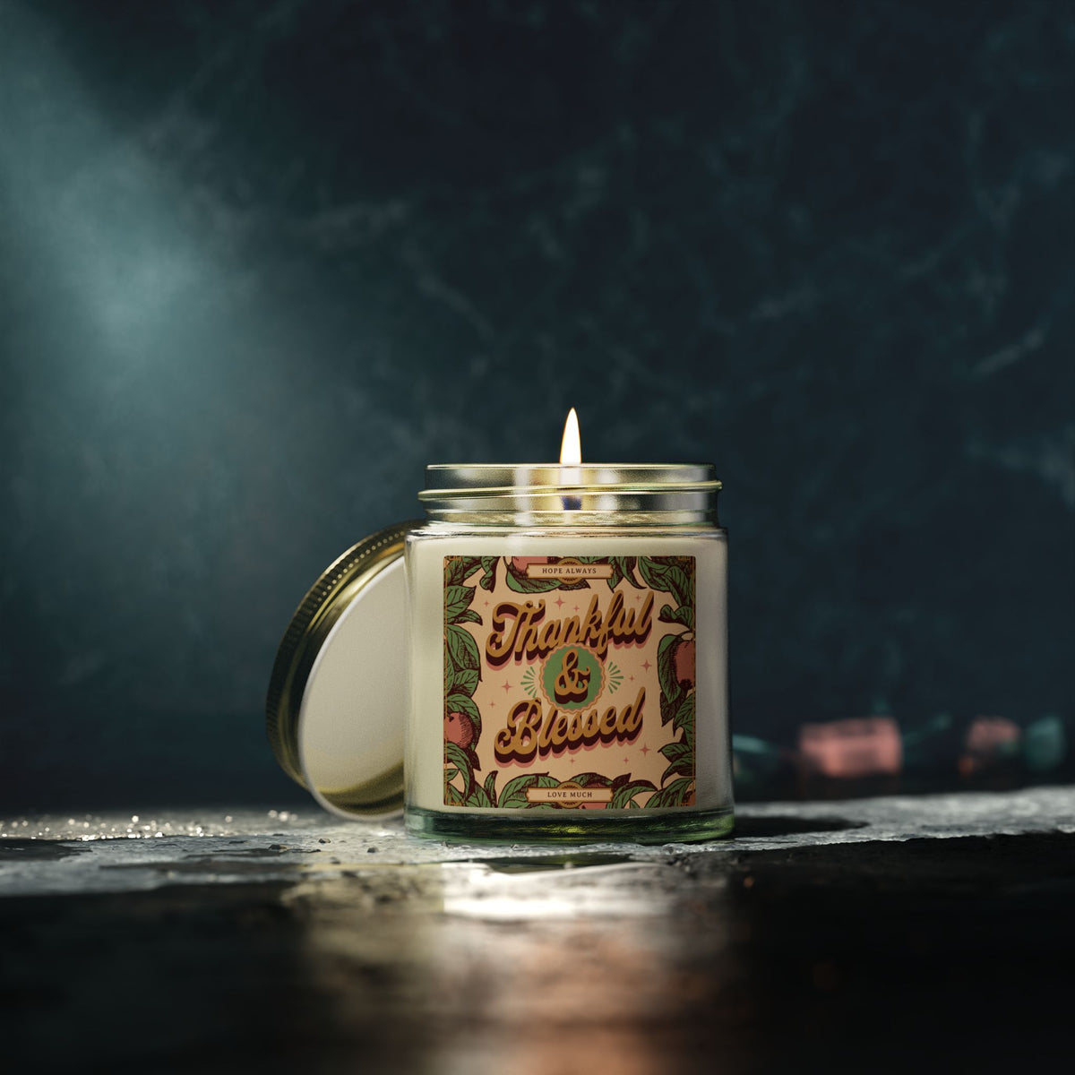 Thankful & Blessed Scented Candle (4oz. 9oz.)