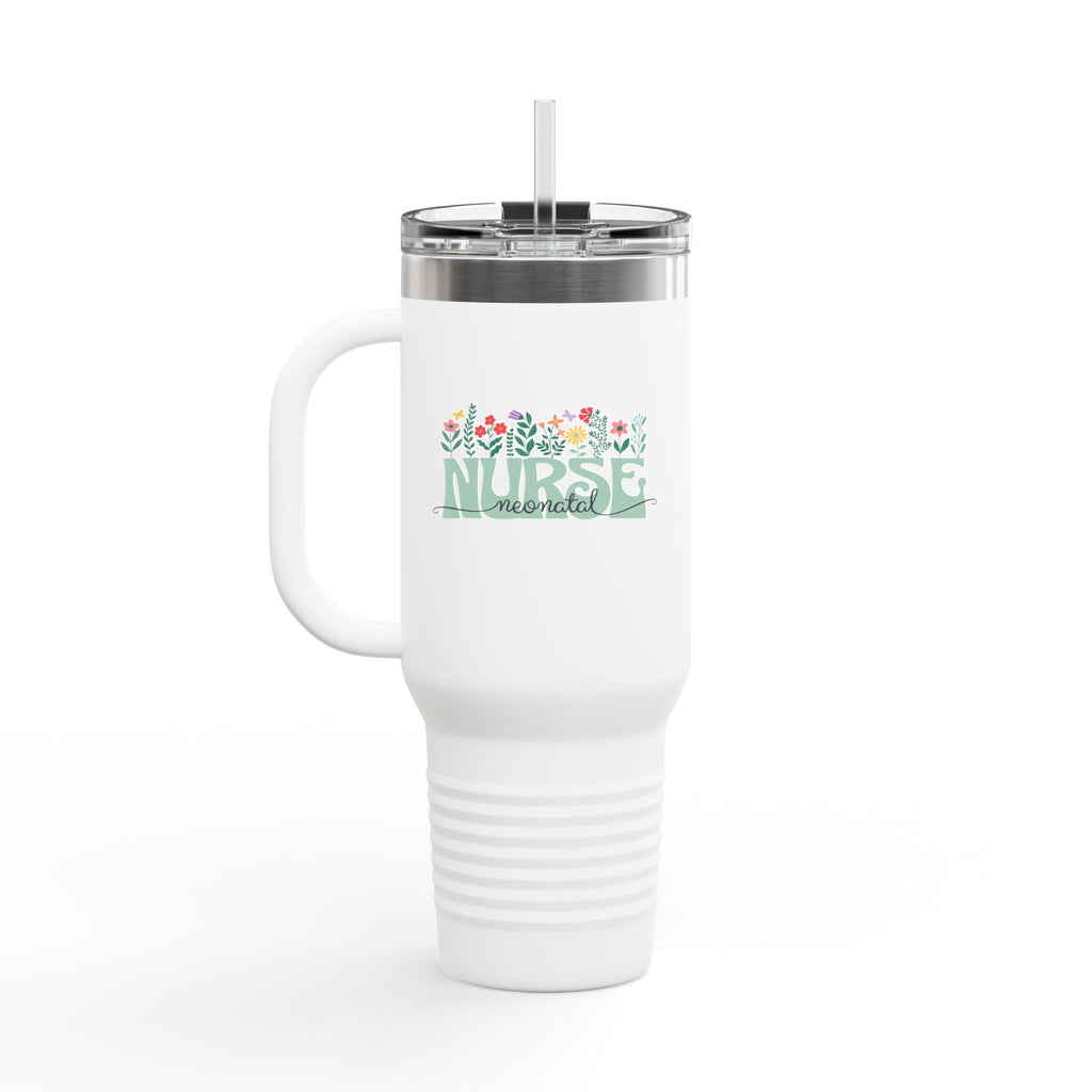 Nurse Mom Floral Tumbler (40oz.)
