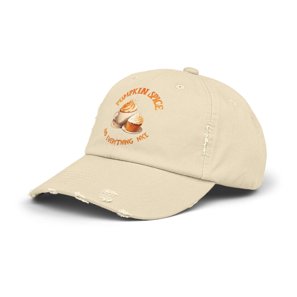 Pumpkin Spice Distressed Hat