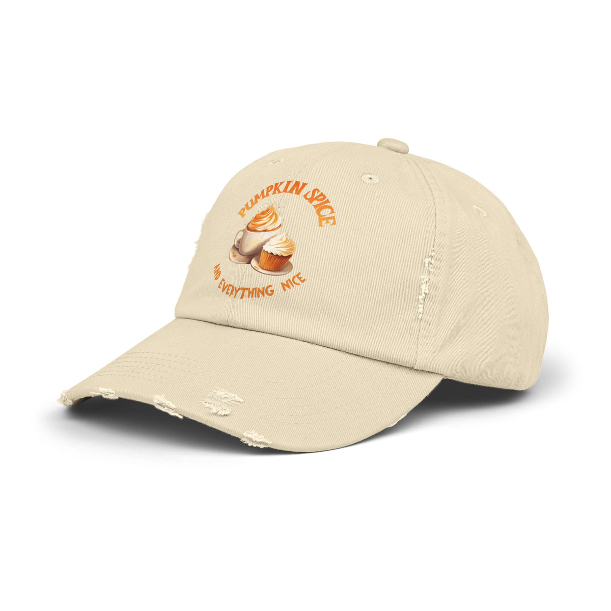 Pumpkin Spice Distressed Hat