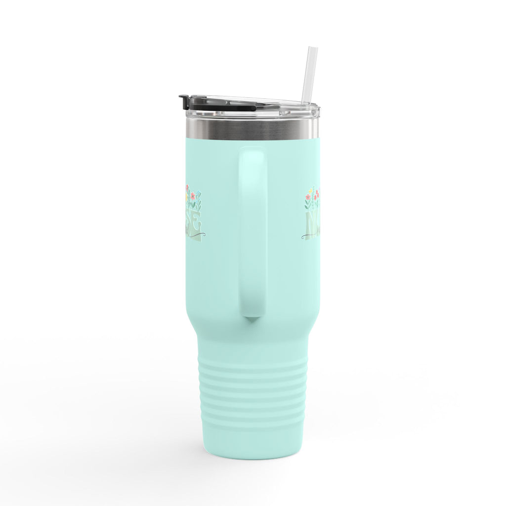 Nurse Mom Floral Tumbler (40oz.)