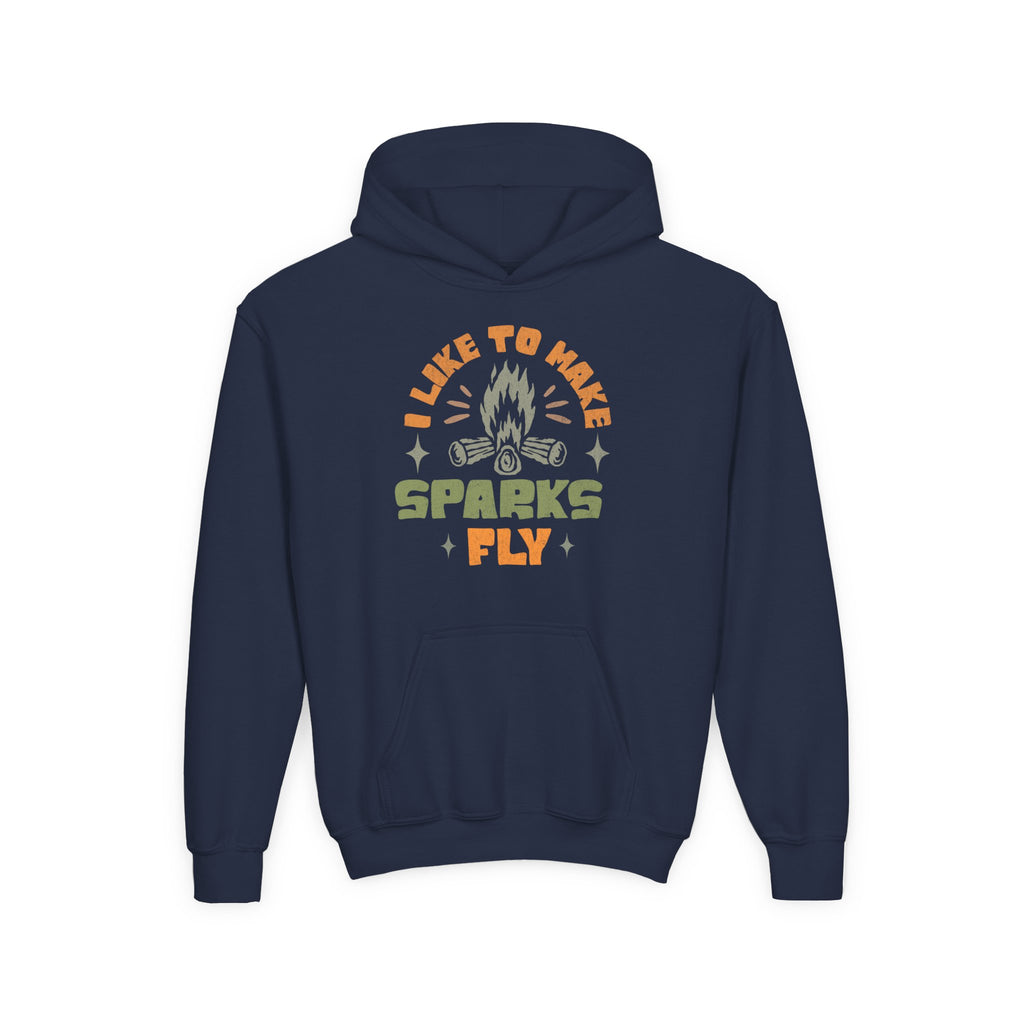 "...Make Sparks Fly" Campfire Youth Hoodie