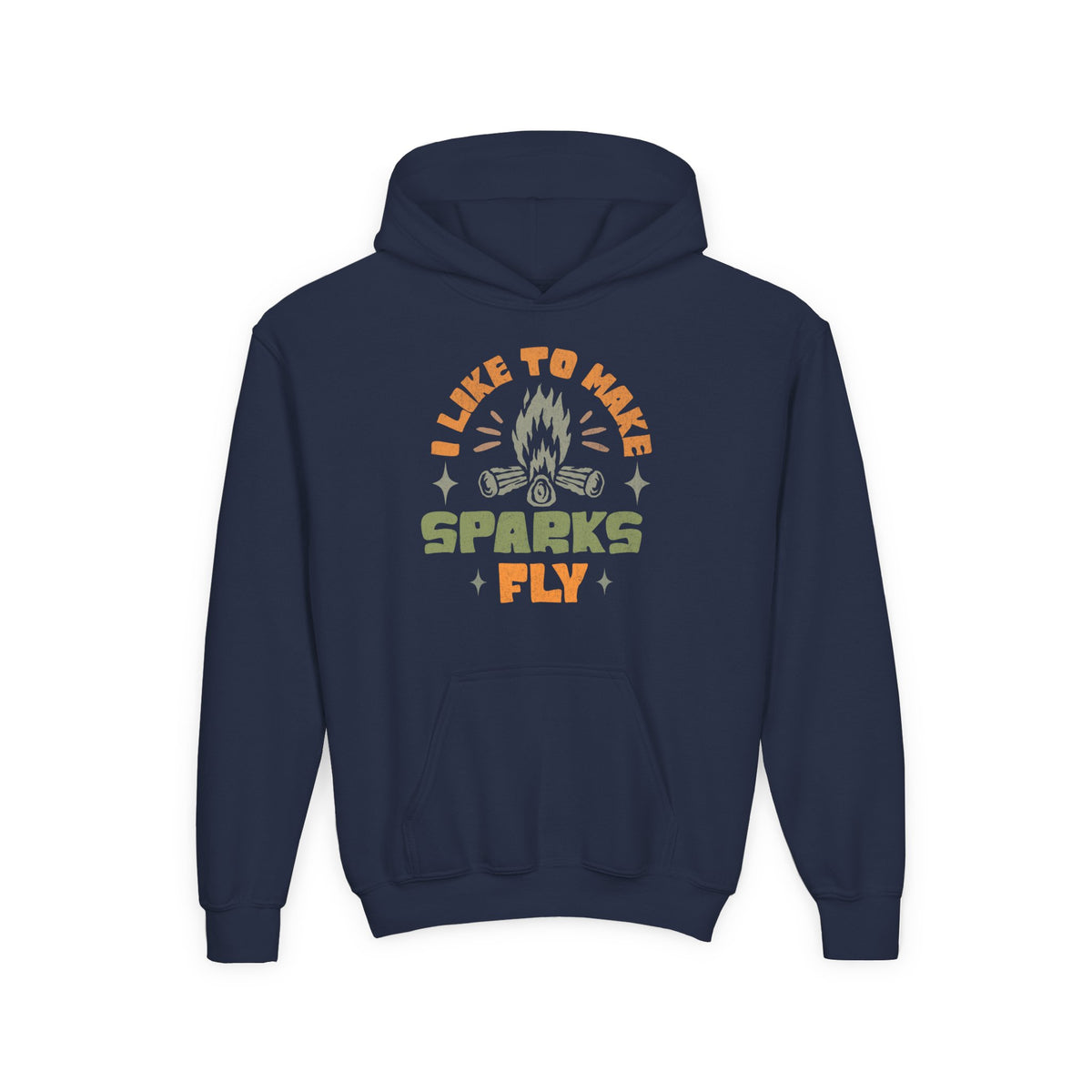 "...Make Sparks Fly" Campfire Youth Hoodie