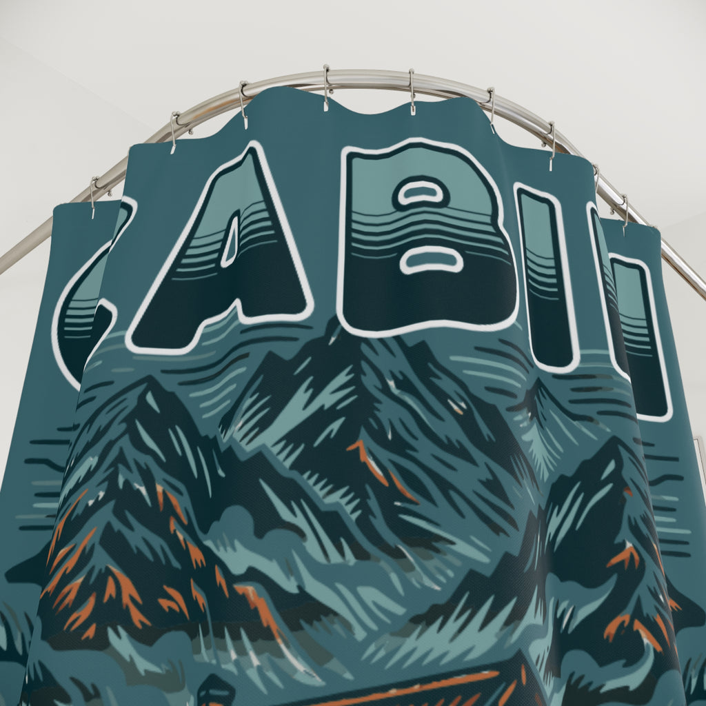 Cabin Retreat Shower Curtain