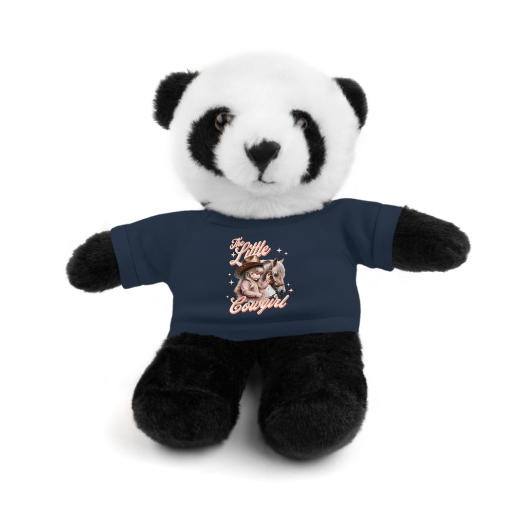 Plush Animal with 'The Little Cowgirl' Tee