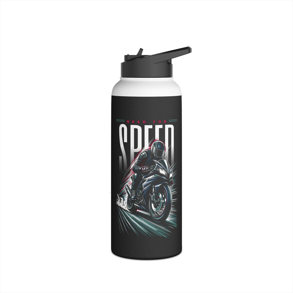 'Speed' Motorcycle Water Bottle (12oz. 18oz. 32oz.)