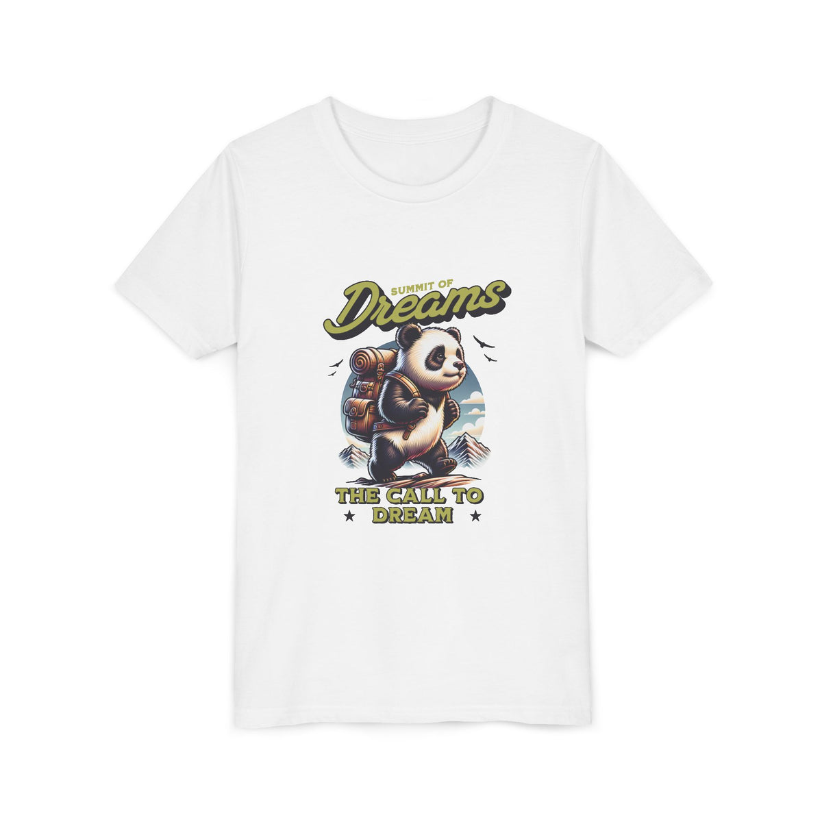 'Follow Your Dreams' Panda Youth T-Shirt