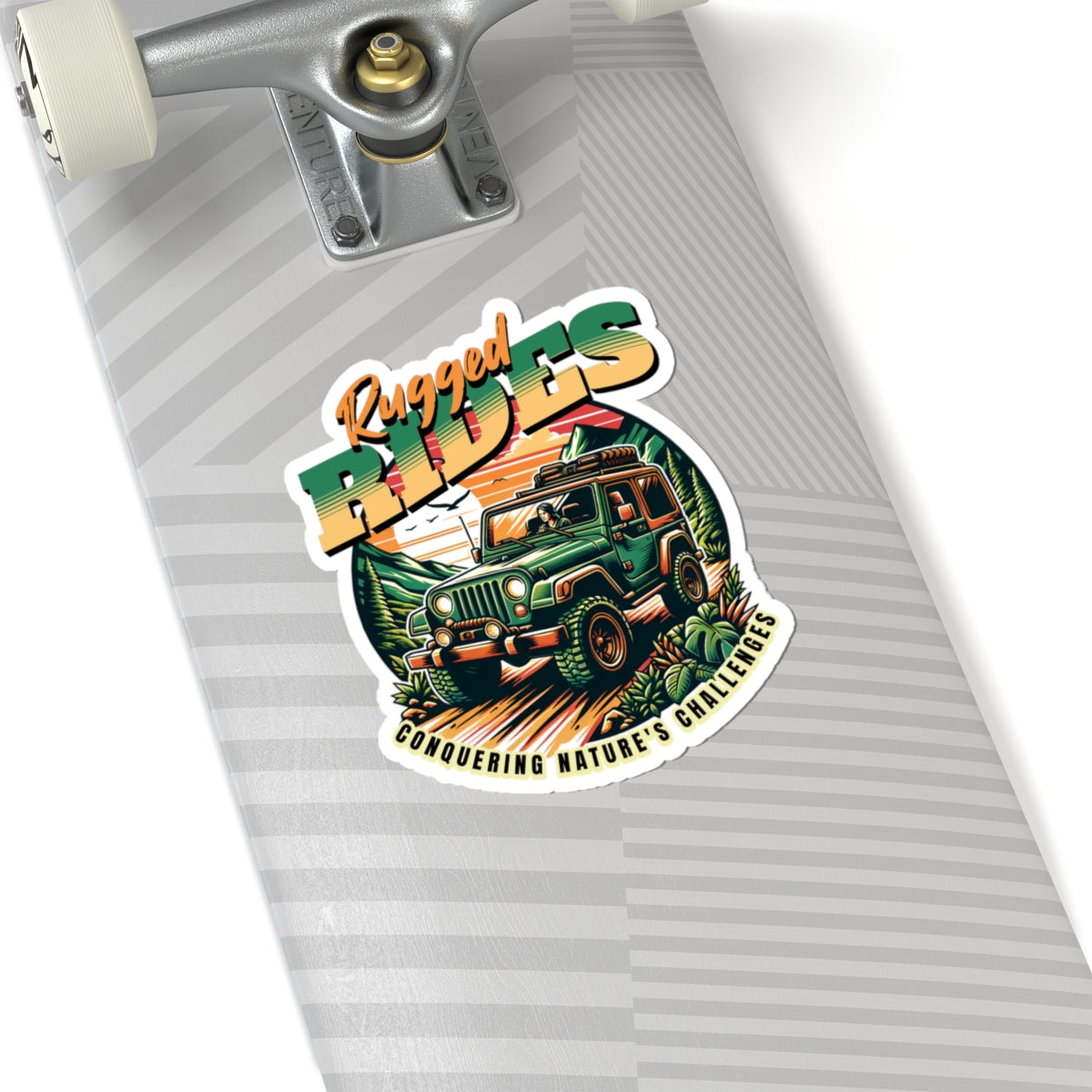 Rugged Rides Jeep Sticker