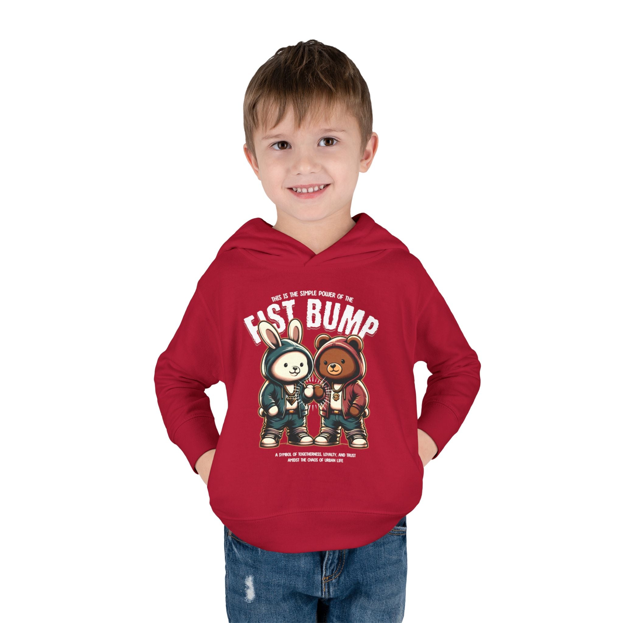 Fist Bump Toddler Hoodie
