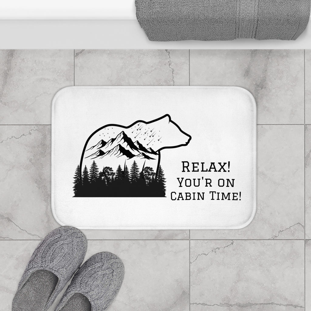 Cabin Time Bear Bath Mat