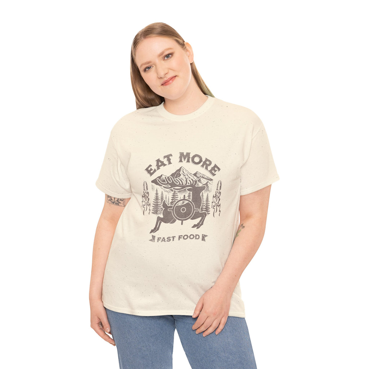 Eat More Fast-Food Vintage Mountain T-Shirt