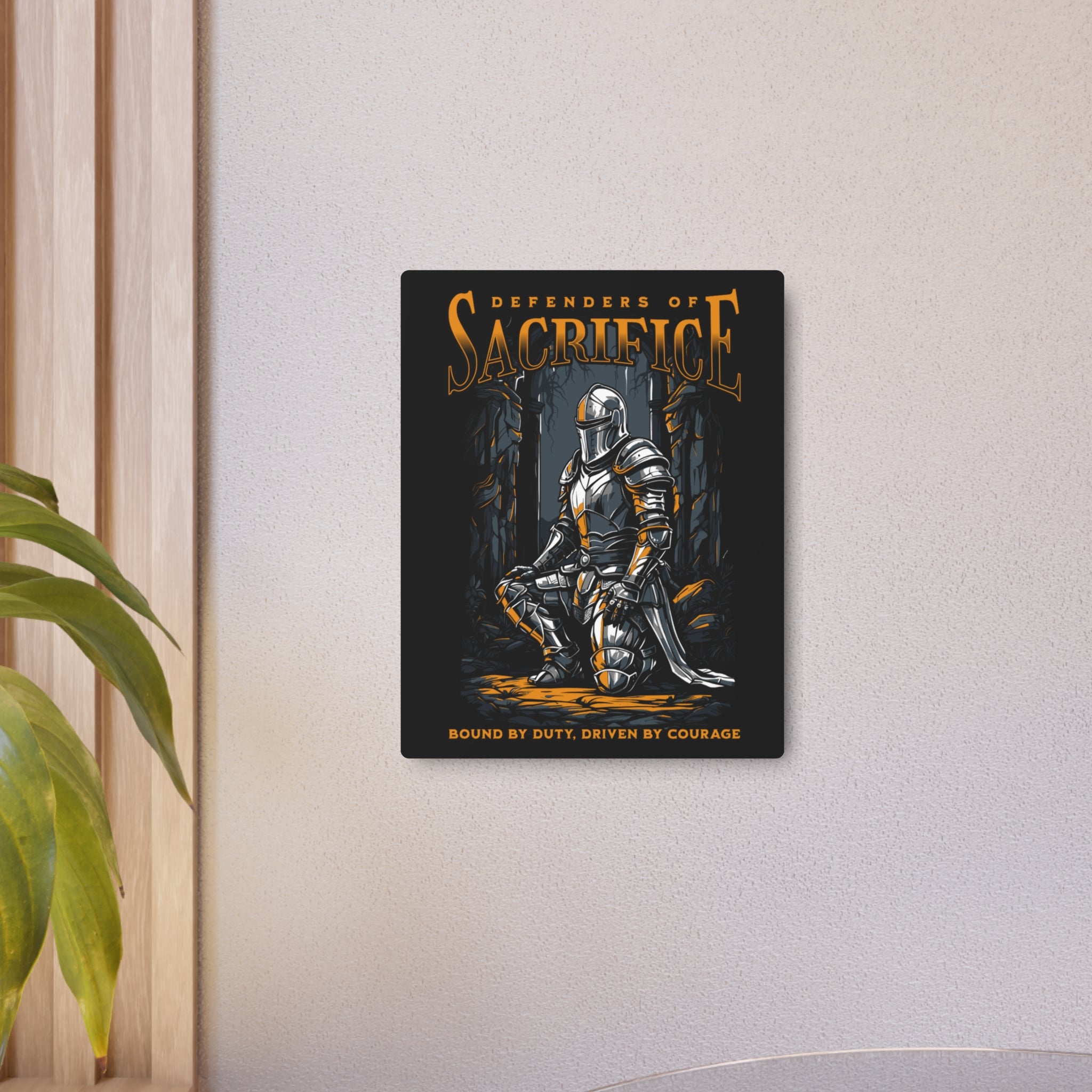 "Defenders of Sacrifice" Knight Wall Art