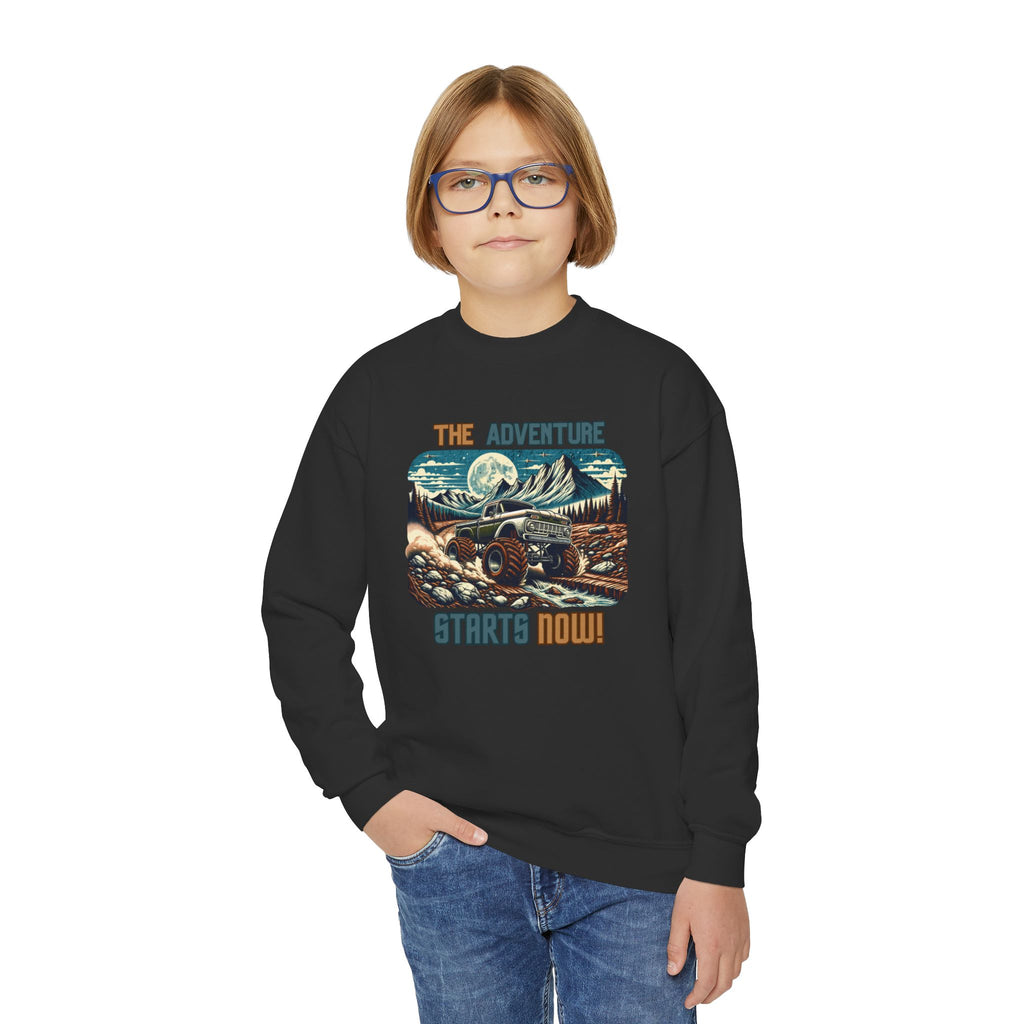 “The Adventure Starts Now” Youth Hoodie