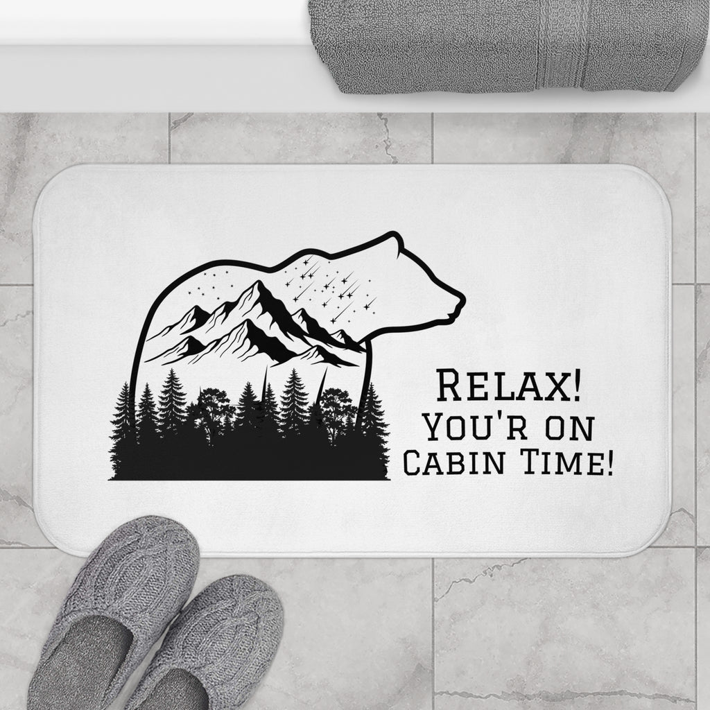 Cabin Time Bear Bath Mat