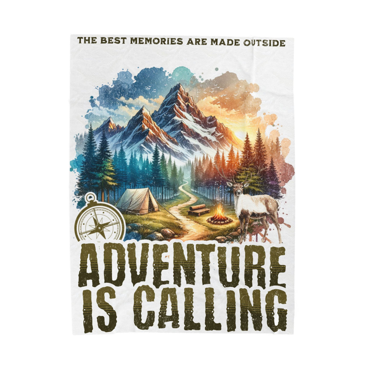 'Adventure is Calling' Blanket